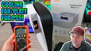 Does Your PS5 OVERHEAT? The G-Story AUTO Cooling Fan Plate May Help! REVIEW!