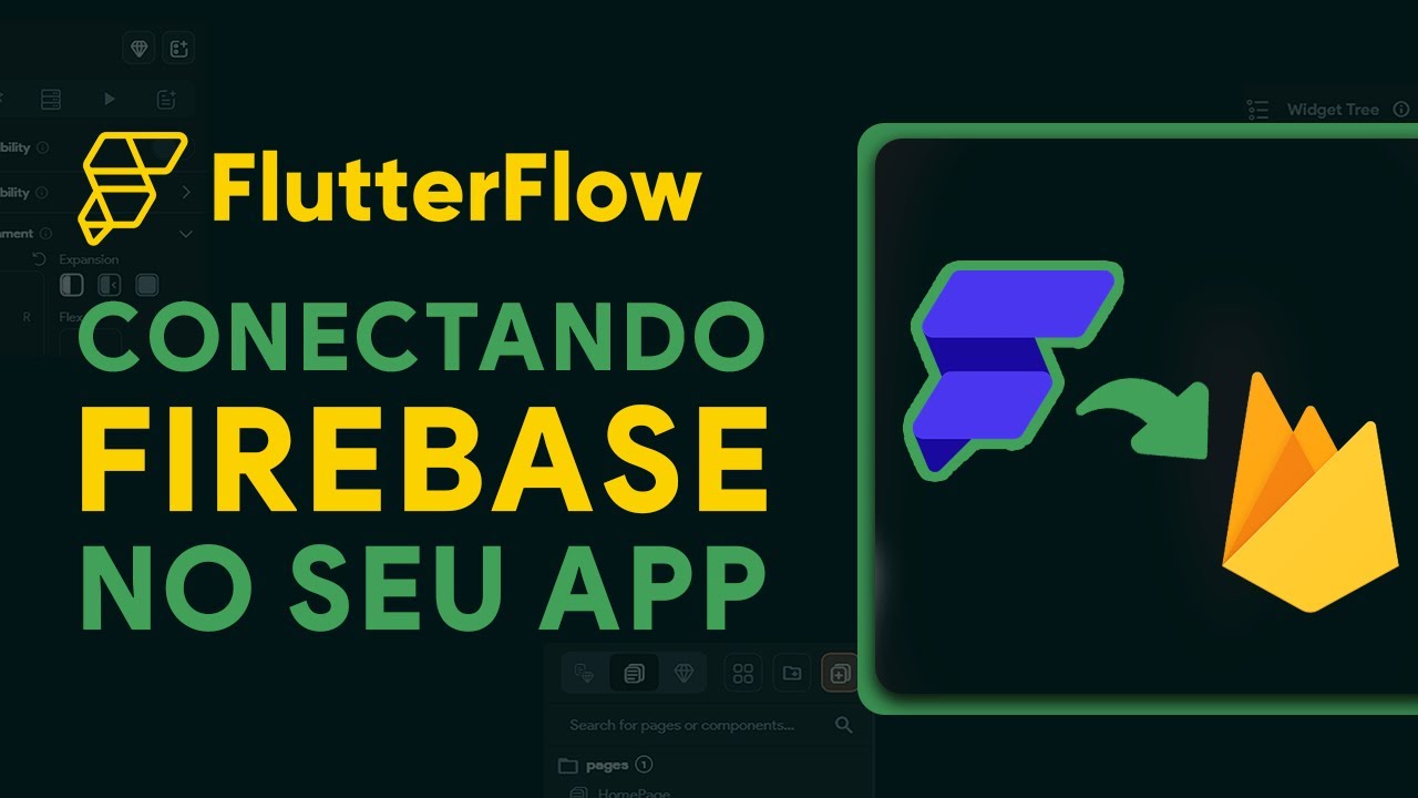 COMO CONECTAR O FIREBASE NO SEU APLICATIVO - FLUTTERFLOW (NOVO MÉTODO)