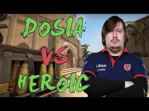 CSGO: POV Gambit Dosia vs Heroic (25/13) mirage @ ESG Tour Mykonos 2017