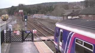 preview picture of video 'Hexham Railway Station, Northumberland, UK - 18th February, 2013'