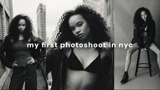 my first photoshoot in new york city | shot on pentax 645z and instax wide 400