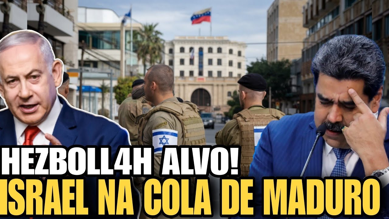 MADURO É ALVO DE ISRAEL, PARCERIA COM HEZBOLL4H SERÁ ELIMINADA.