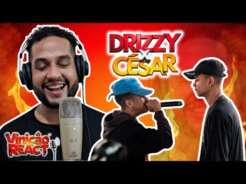 Vinição React - Duelo de MCs _ DRIZZY vs CÉSAR - Análise #4