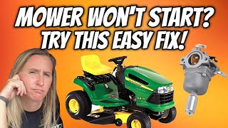 Starving for FUEL: The Battle Against a Stubborn Riding Mower That Refuses to Start! Briggs/Nikki