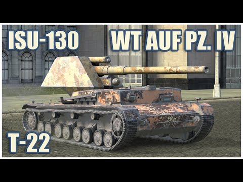 T-22 medium, WT auf Pz. IV & ISU-130 • WoT Blitz Gameplay