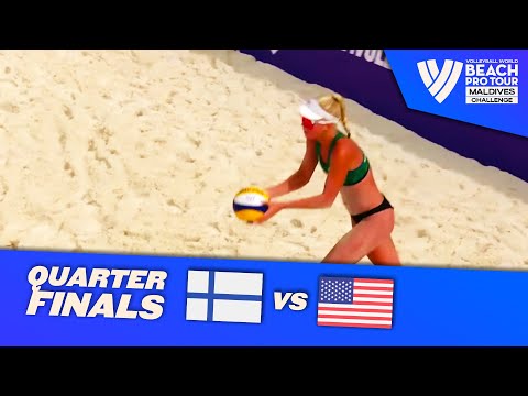 Parkkinen/Sinisalo, S. vs. Schermerhorn/Quiggle  - 1/4 Final Highlights Maldives 2022 #BeachProTour