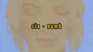 Sia - Numb (Legenda/Tradução PT)