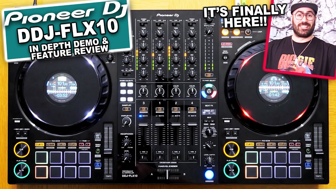 Pioneer DJ DDJ-FLX10 4 channel Rekordbox and Serato DJ Pioneer DJ DDJ-FLX10 4 channel Rekordbox and Serato DJ