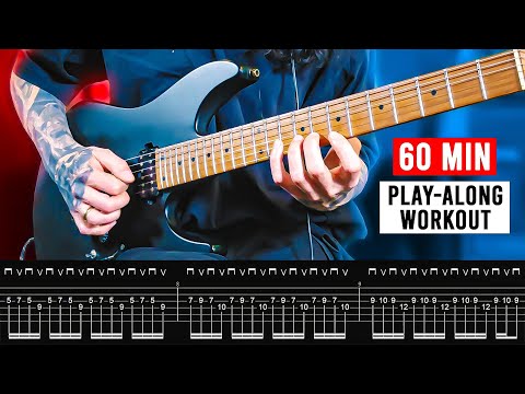 60 MIN GUITAR PRACTICE ROUTINE - picking, finger exercises & more