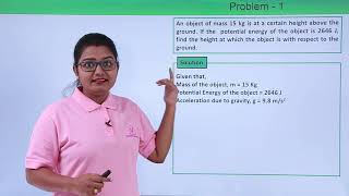 Class 9th – Potential Energy Problem | Work and Energy | Tutorials Point