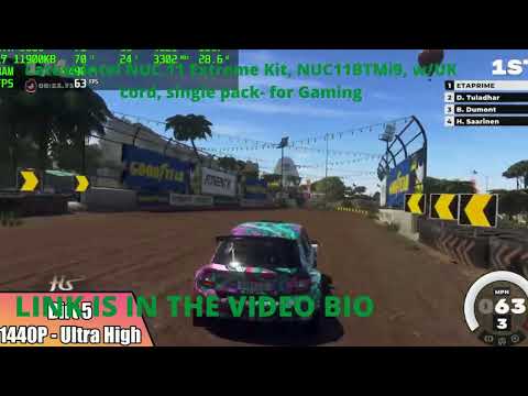 Latest Intel NUC 11 Extreme Kit, NUC11BTMi9, w/UK cord, single pack  for Gaming