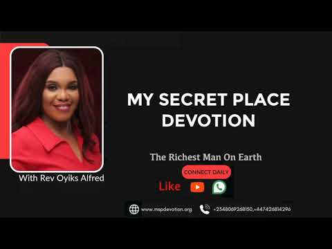 The Richest Man On Earth - Rev Oyiks Alfred - 22nd May 2024
