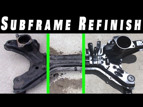 Before & After: Restoring a Disgusting and Rusted Subframe!