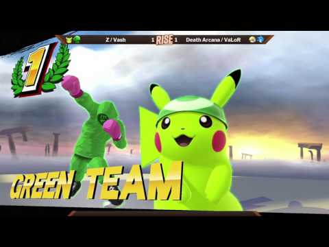 Rise 2017 Doubles WR3 - Z/Vash (Green) vs Death Arcana/VaLoR (Blue)