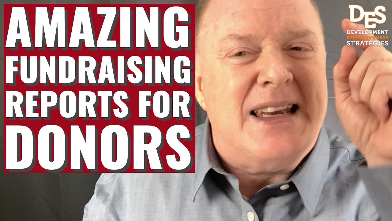 Amazing Fundraising Reports for Donors