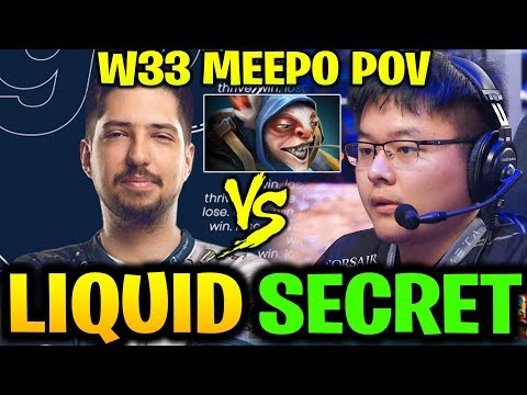W33 Meepo The International 2019 LIQUID vs SECRET