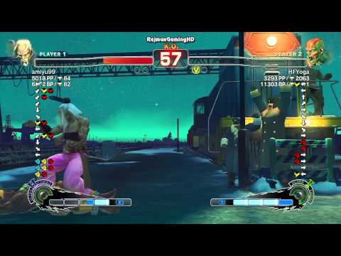 SSFIV AE: Amiyu (Gen) vs HFYoga (Dhalsim) TRUE-HD QUALITY
