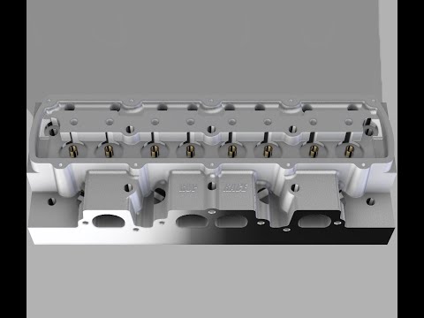 Casting a Cylinder Head - Aftermarket Oldsmobile Prototype Head