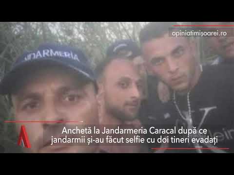 Stiri Mediafax 03 Septembrie - Anchetă după ce jandarmii și-au făcut selfie cu doi evadați