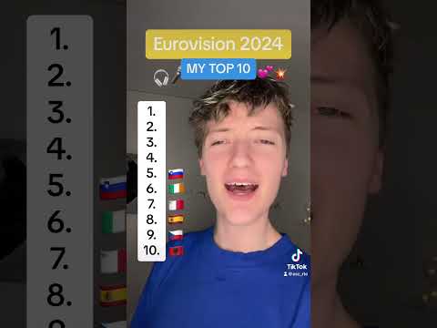 Eurovision 2024: MY TOP 10 NEW:🇳🇴🇪🇸🇲🇹🇺🇦 #shorts #eurovision #esc