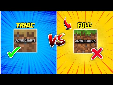 🤯MIND BLOWING Difference Minecraft PE Trial & Minecraft PE Full Version | BIGGEST Differences