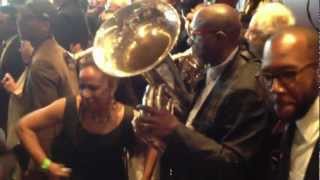 Phoebe Jacobs Memorial (5/24/12):  Second Line Procession with Wynton Marsalis
