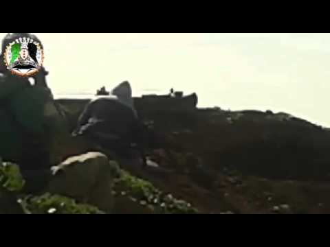 استهداف عناصر تنظيم داعش بمدفع اس بي جي 9 تمهيدا لاقتحام الشيخ سعد في ريف درعا من قبل التجمع الأول