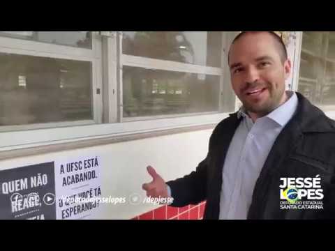 VISITANDO A UFSC EM PLENA GREVE DOS ESTUDANTES