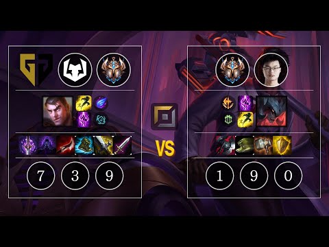 GEN Karis Jayce vs 705 Aatrox Top - KR Challenger Patch 10.11