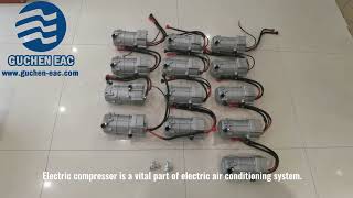24 Volt Air Conditioner Compressor for 24V No-idling Applications