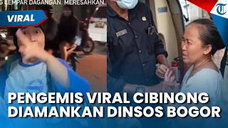 Pengemis Viral Ngamuk di Cibinong hingga Acak-acak Dagangan Orang Kini Diamankan Dinsos Bogor