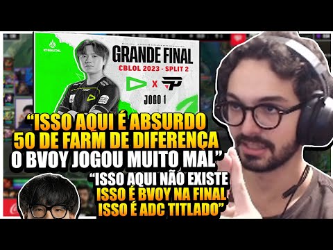MYLON REAGE e ANALISA ao 1º JOGO da FINAL DO CBLOL LOUD vs PAIN