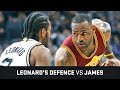 Kawhi Leonard's Defense vs LeBron James (14.01.2016)