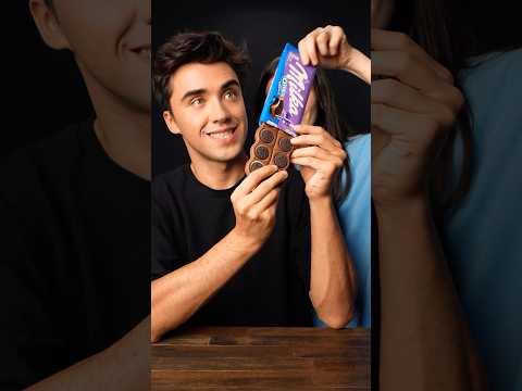 She stole my Milka chocolate! English or Spanish?