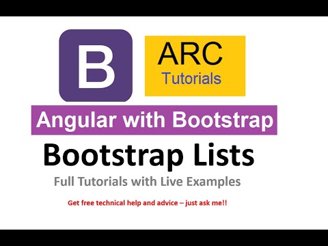 Angular Bootstrap List Group Component | Angular Bootstrap 4 Tutorials | Angular Bootstrap Tutorial