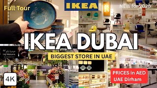 IKEA DUBAI 2026 | Shopping Tour Inside the Biggest Store in the UAE, Home Décor & Prices 4K 🇦🇪