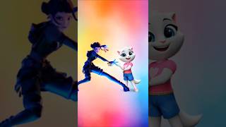 KPOP DEMON HUNTERS ➕️ POPPY PLAYTIME #poppyplaytime #kpopdemonhunters #mytalkingangela2 #fyp #shorts