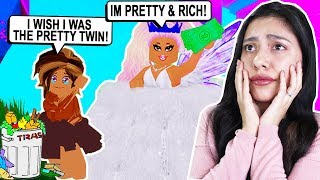 I Am The Poor Ugly Twin My Twin Sister Is The Spoiled Rich Girl Roblox Roleplay Royale High Free Online Games - royale high school roblox roblox rich girls