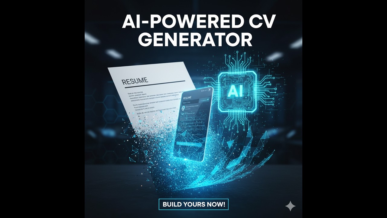 Our Resumes are Obsolete. Build This AI CV Generator Instead
