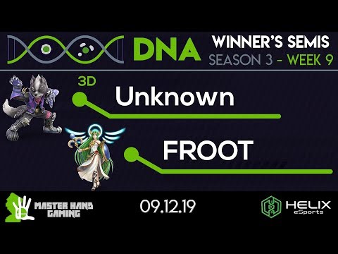 DNA S3:W9 - 3D | Unknown (Wolf) Vs. FROOT (Palutena) - W Semfinals