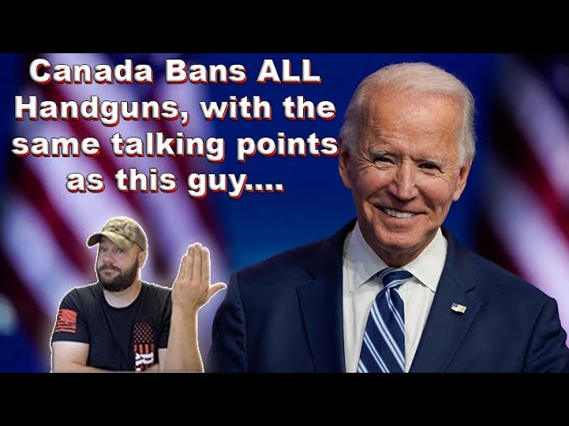 Canada just BANNED handguns… Using the same talking points as DEMOCRATS HERE…