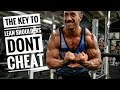 THE KEY TO LEAN SHOULDERS DONT CHEAT!