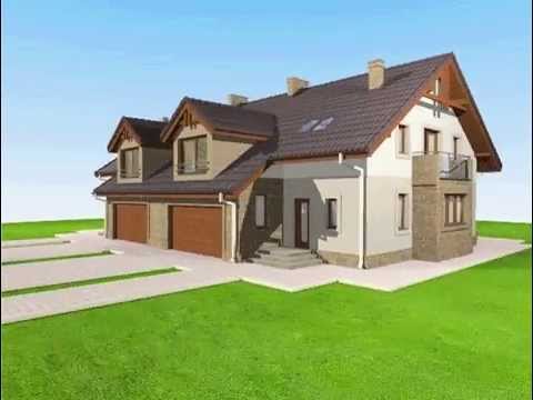 Dom w klematisach (G2) - animacja