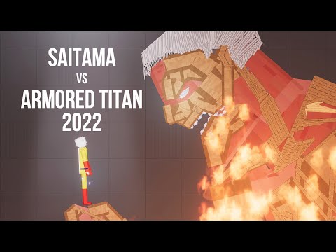 SAITAMA vs Armored Titan 2022 - People Playground 1.22.3