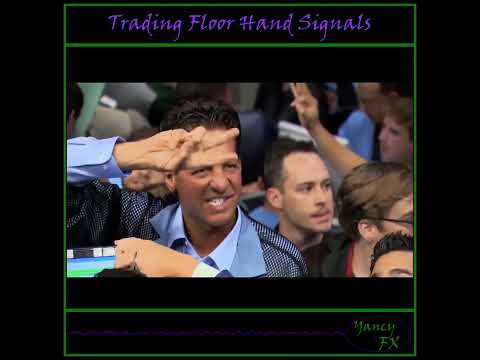 Wall Street Trading Floor Hand Signals