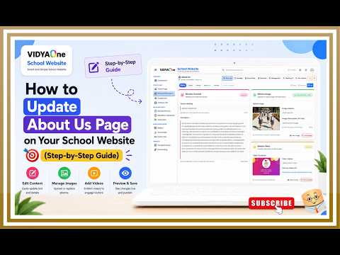 Create a Professional About Us Page for Your School Website