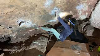 Video thumbnail of The High Road, V7. Red Rocks