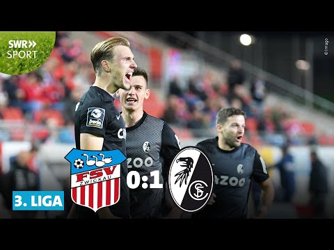 FSV Zwickau 0-1 Freiburg B 3. Bundesliga 2022/23