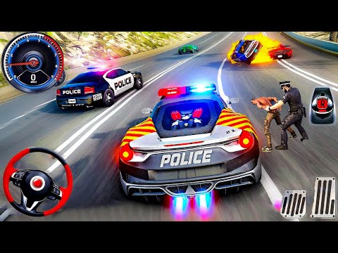 US Police Car Transporter Driving - Police Trailer Truck Driver Simulator 3D - Android GamePlay