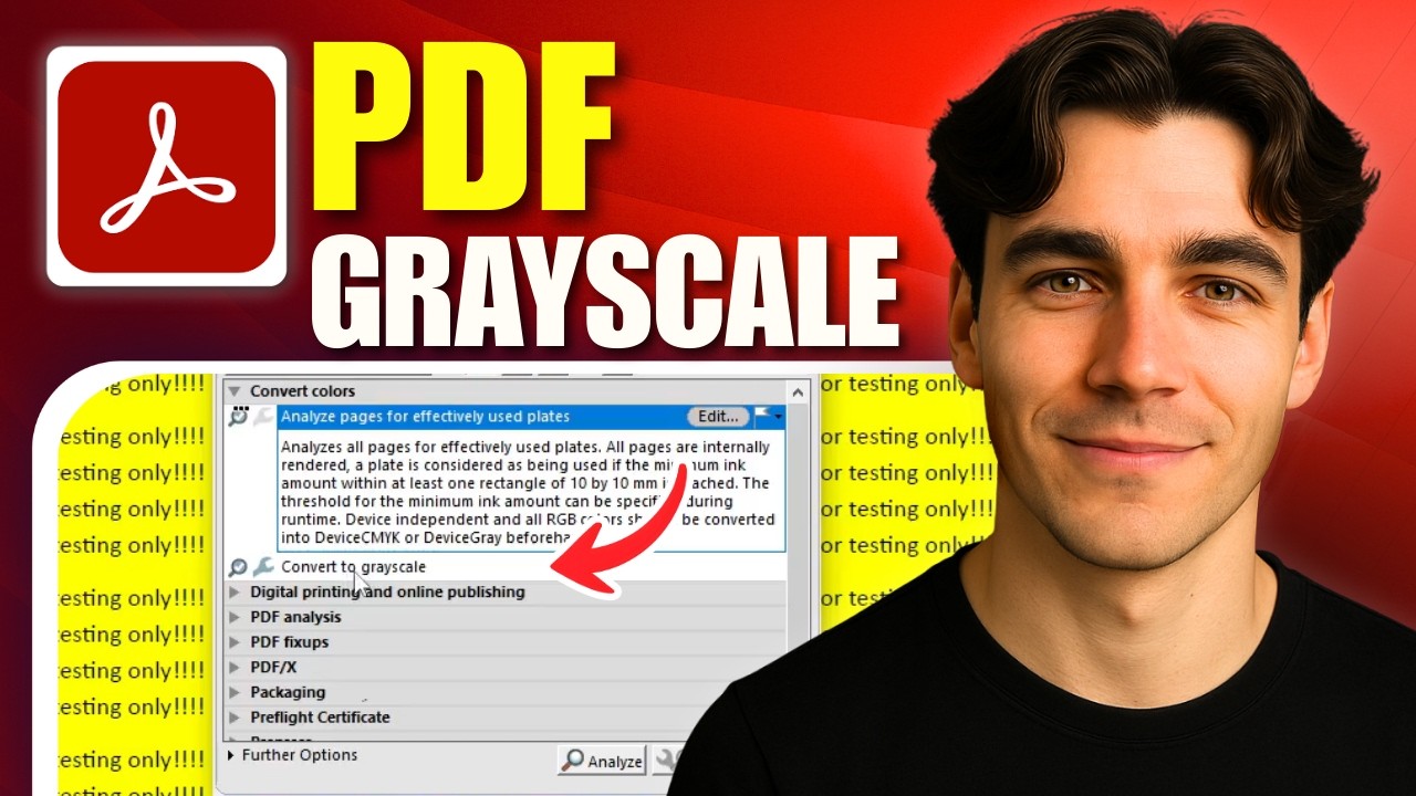 How to Convert Colored PDF to Grayscale Using Adobe Acrobat Pro (Tutorial 2026)